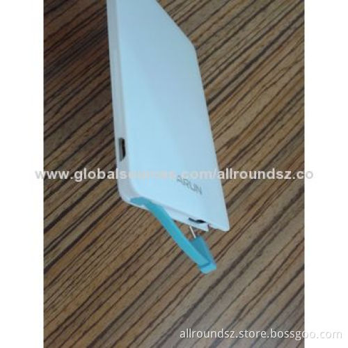 Super Slim/Lithium Polymer Power Bank for Samsung/iPad/iPhone with 2,600mAh, Output Current